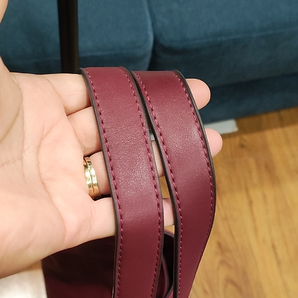 Carlos Santana Burgundy Studded Tote Bag - Picture 6 of 13